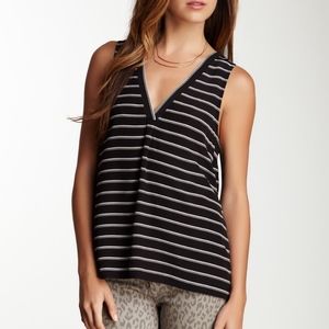 Joie aggie silk stripe tank